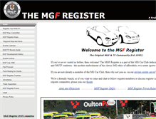 Tablet Screenshot of mgfregister.org